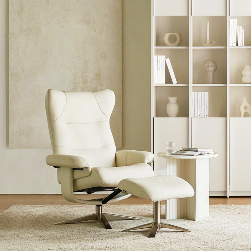 까사미아 NEW 옴므 1인 리클라이너_화이트 