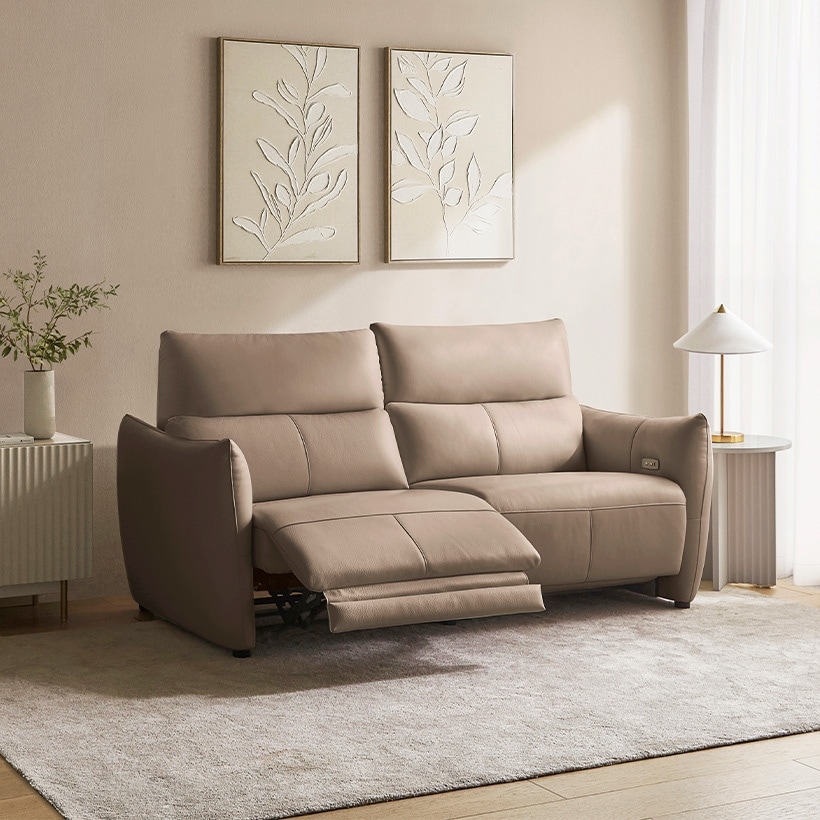 까사미아 루체 리클라이너 3인소파 (컬러 택1) 