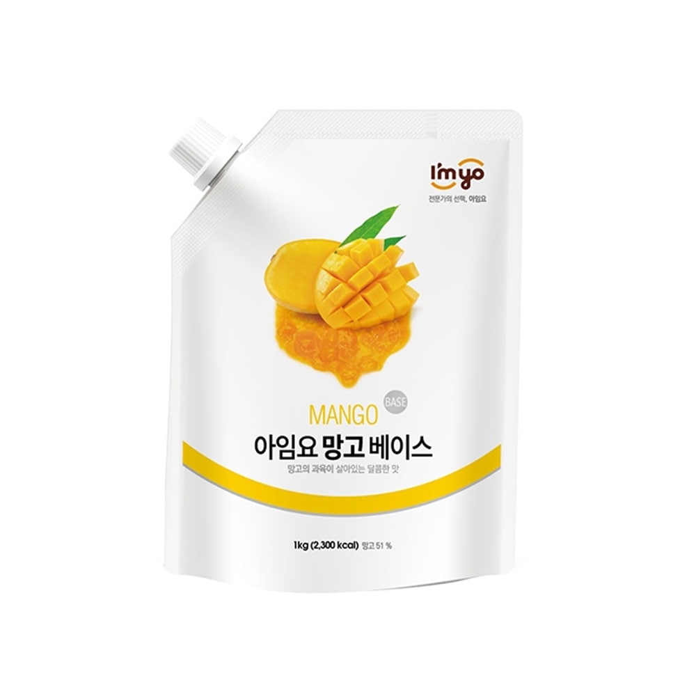 코코비아 아임요 망고 베이스 잼류 1kg 과일 요거트 스무디