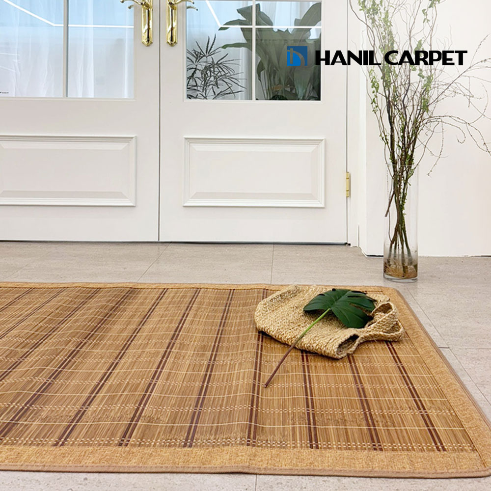 한일카페트 포인트 여름 천연 대나무자리 카페트 2size 1color 