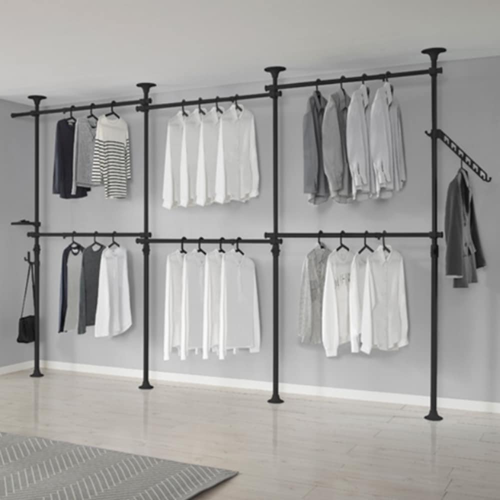 왕자행거 왕자 트윈 6단행거 