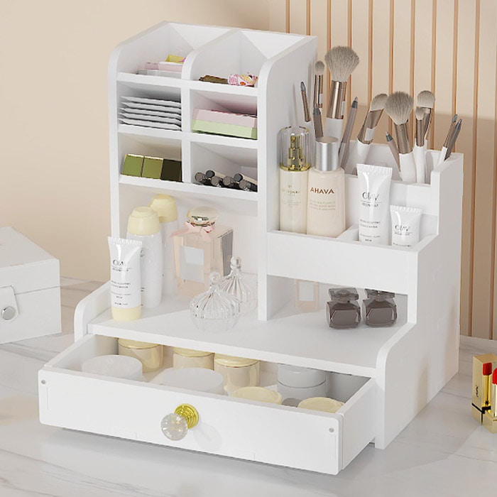 예홈 우드 화장품 화장대 책상 수납 정리함 서랍장 수납함