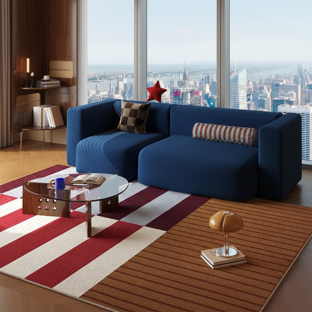 예홈 오브제 거실 카페트 러그 매트 120x200cm 