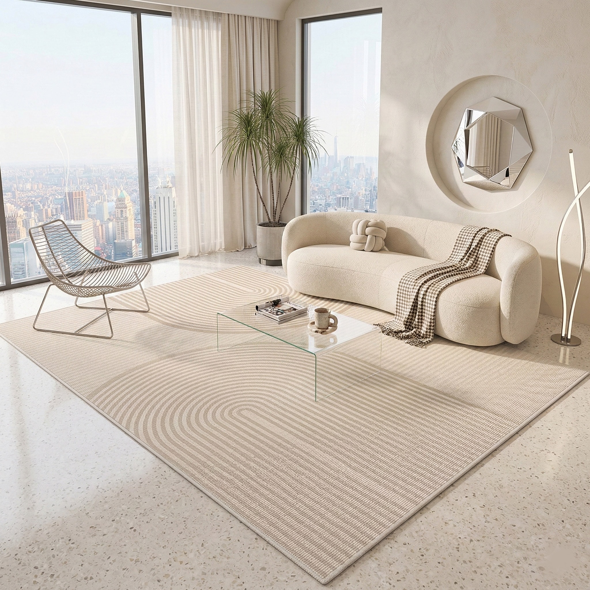 예홈 큐레이션 거실 카페트 러그 매트 120x160cm 