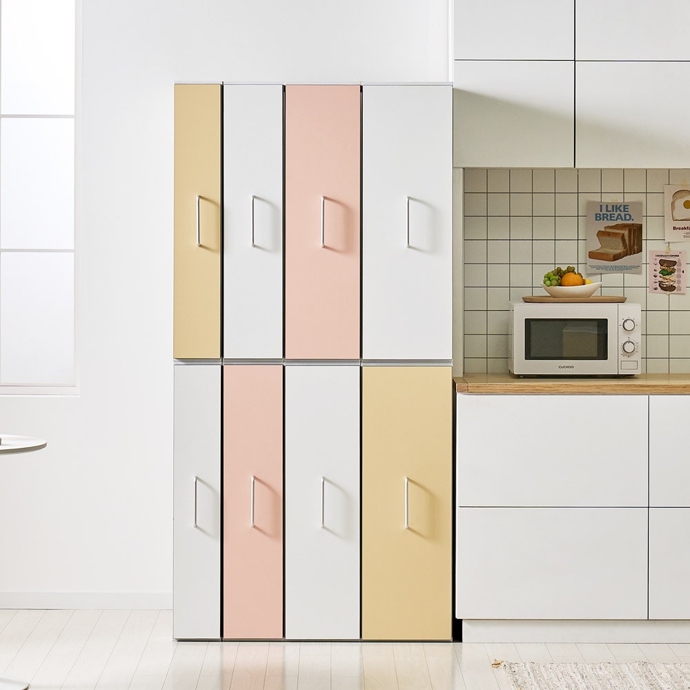 [신상품]플랜데코 밸리 200C 슬라이딩 틈새 팬트리 비스포크 수납장