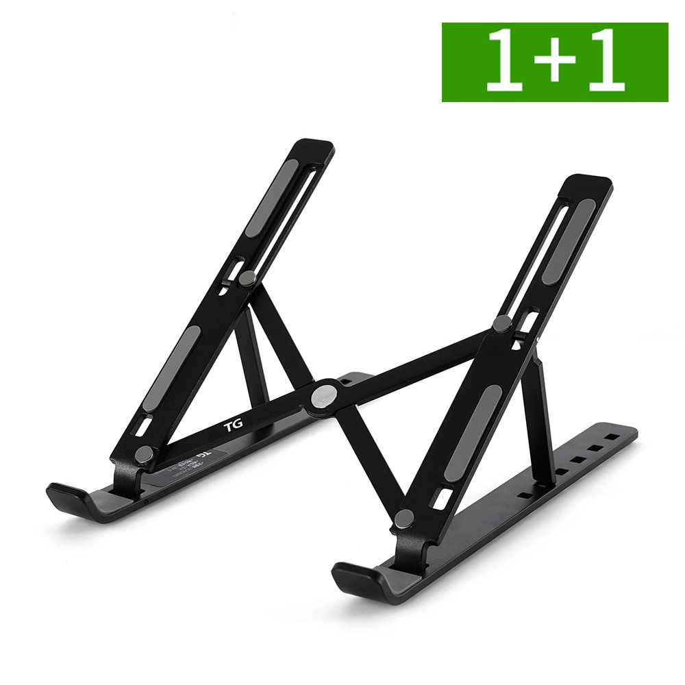 OMT 1+1 TG삼보 알루미늄 노트북 거치대 6단계 각도조절 접이식 휴대용 쿨링 받침대