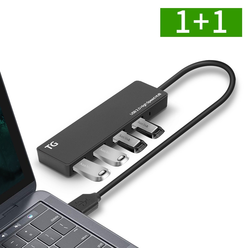 OMT 1+1 TG삼보 USB 허브 A타입 4포트 무전원 2.0 노트북 컴퓨터