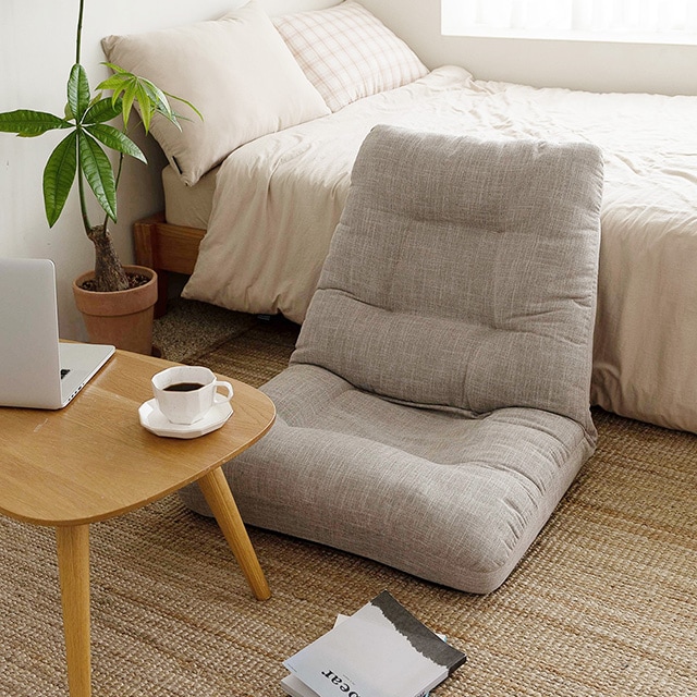 상도가구 모니 패브릭 1인 좌식 쇼파 각도조절 좌식의자 원룸인테리어 