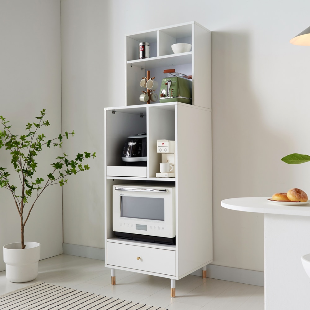 [신상품] 아이앤 란티아 600 광파 렌지대 상부장 세트 FAT