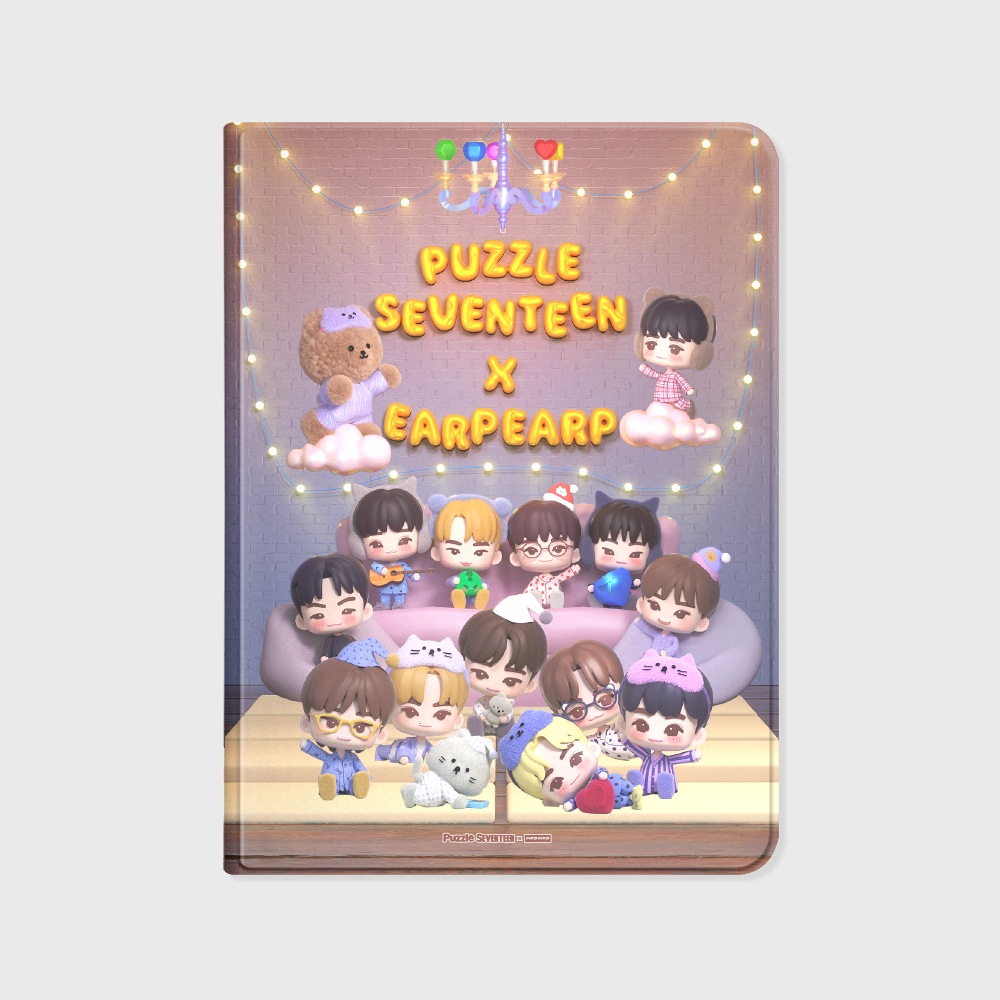 어프어프 퍼즐 세븐틴 X 어프어프 iPad COVER (PAJAMA PARTY)