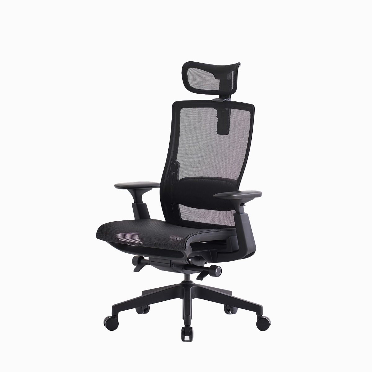 리바트하움 테크닉 플로우 의자 - 블랙쉘-블랙 