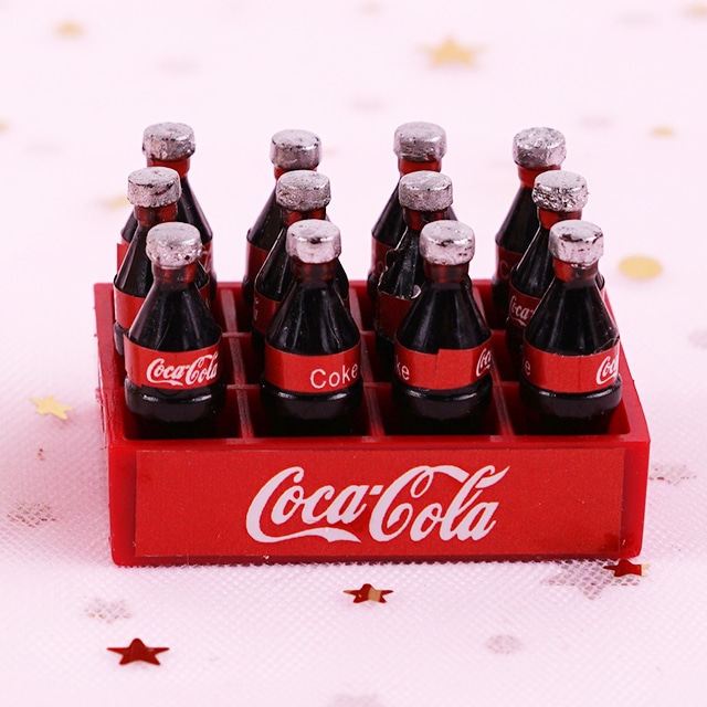 라즈베리데이 미니어처 코카콜라 박스 바스켓 세트 홈데코 인테리어 장식 소품