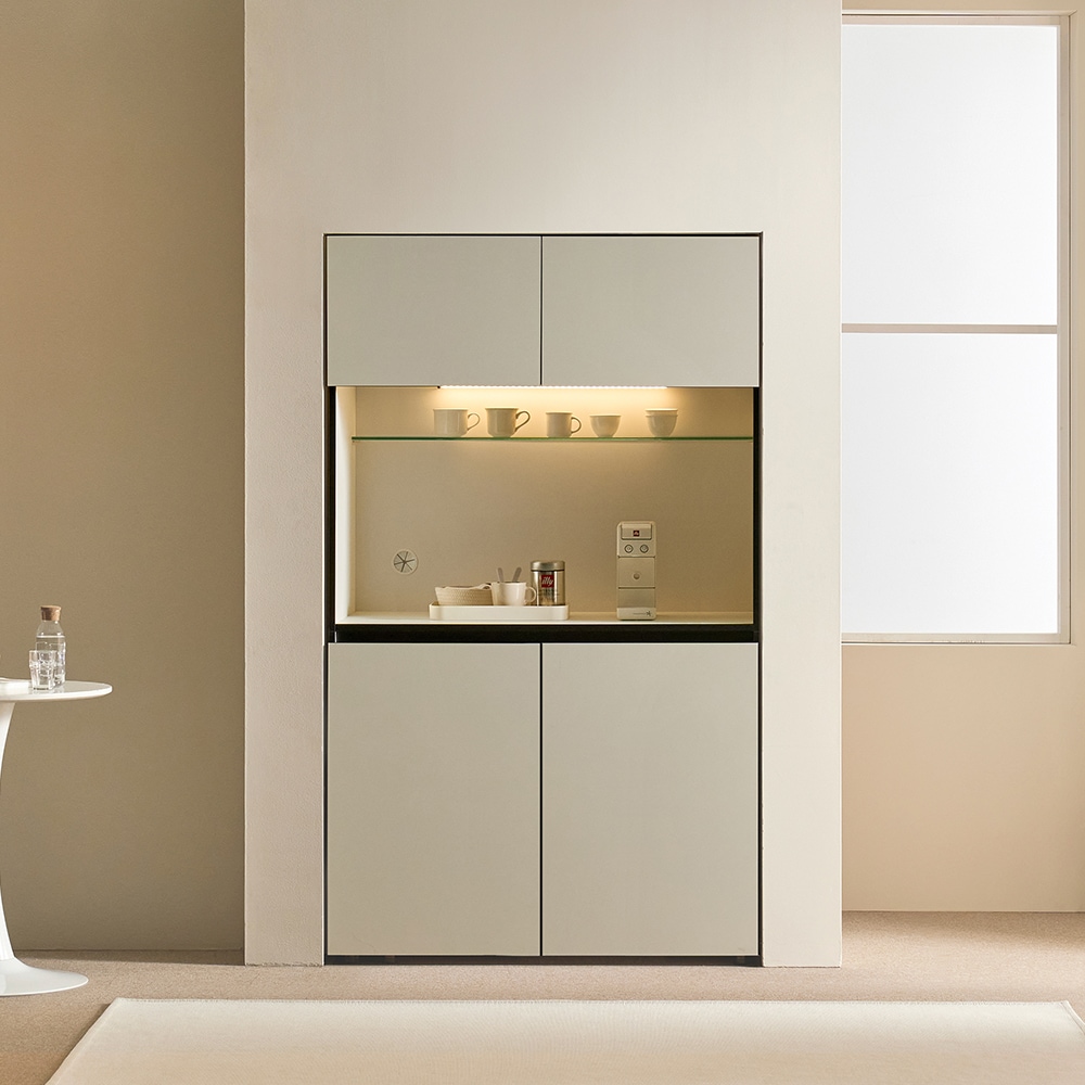 포더홈 249,000원 I 피티 비스포크 오브제 E0 홈카페 냉장고장 주방수납장 1200 