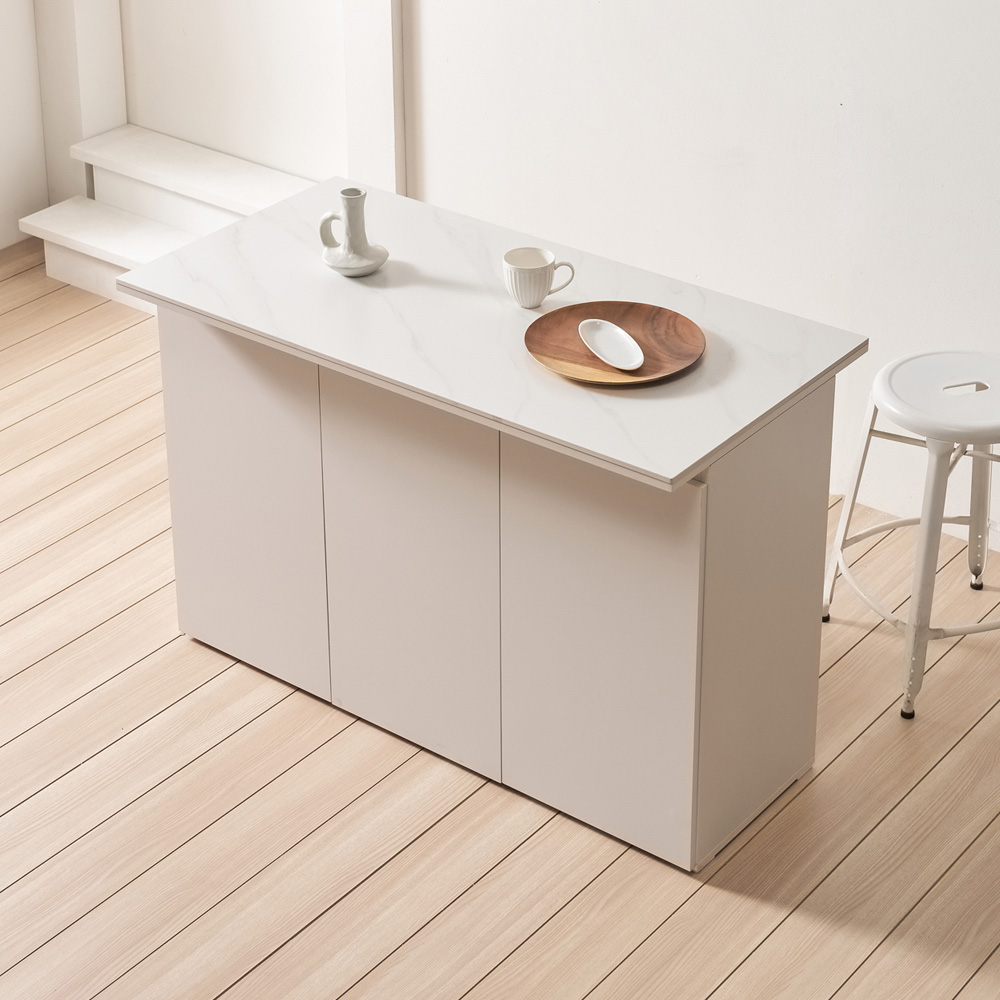 데코라인 오르세 세라믹 아일랜드식탁 하이 테이블 조리대 홈바 1200 