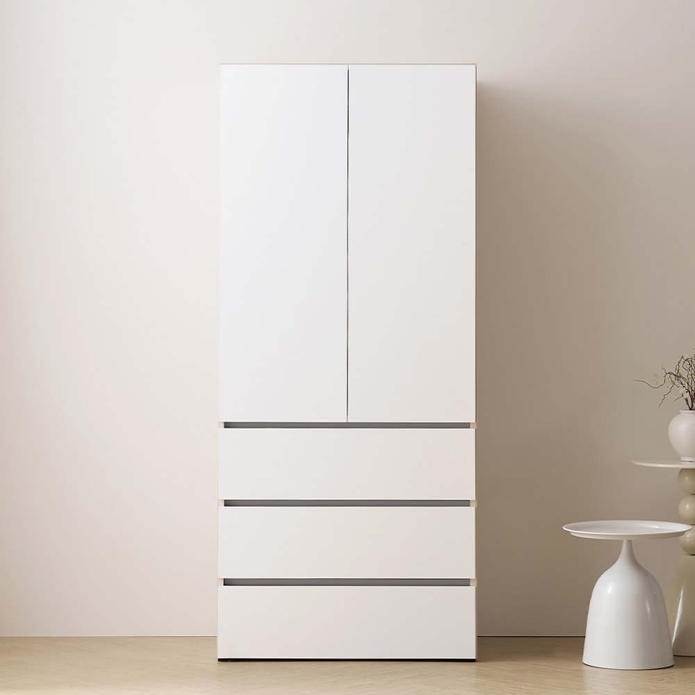 바로방가구 new 자체제작 이븐 터치 빅수납 800 서랍 옷장 드레스룸 시스템장 4colors 