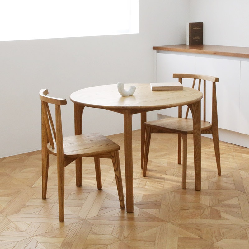 로이퍼니처랩 스테반 버킨스 원형 원목 식탁