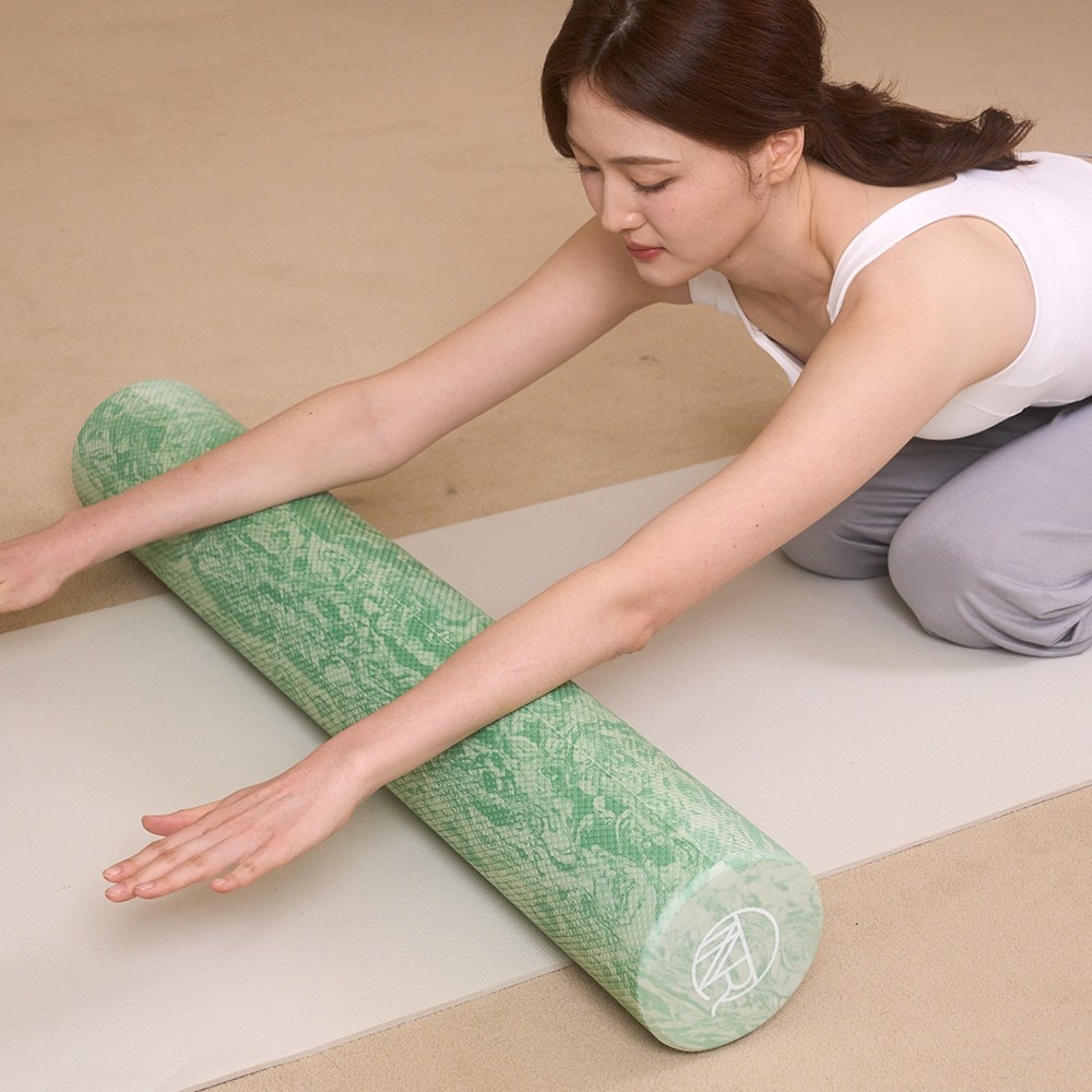 인트로미 라르고 요가 필라테스 EVA 폼롤러 라지 홈트레이닝 마사지 종아리 스트레칭 운동