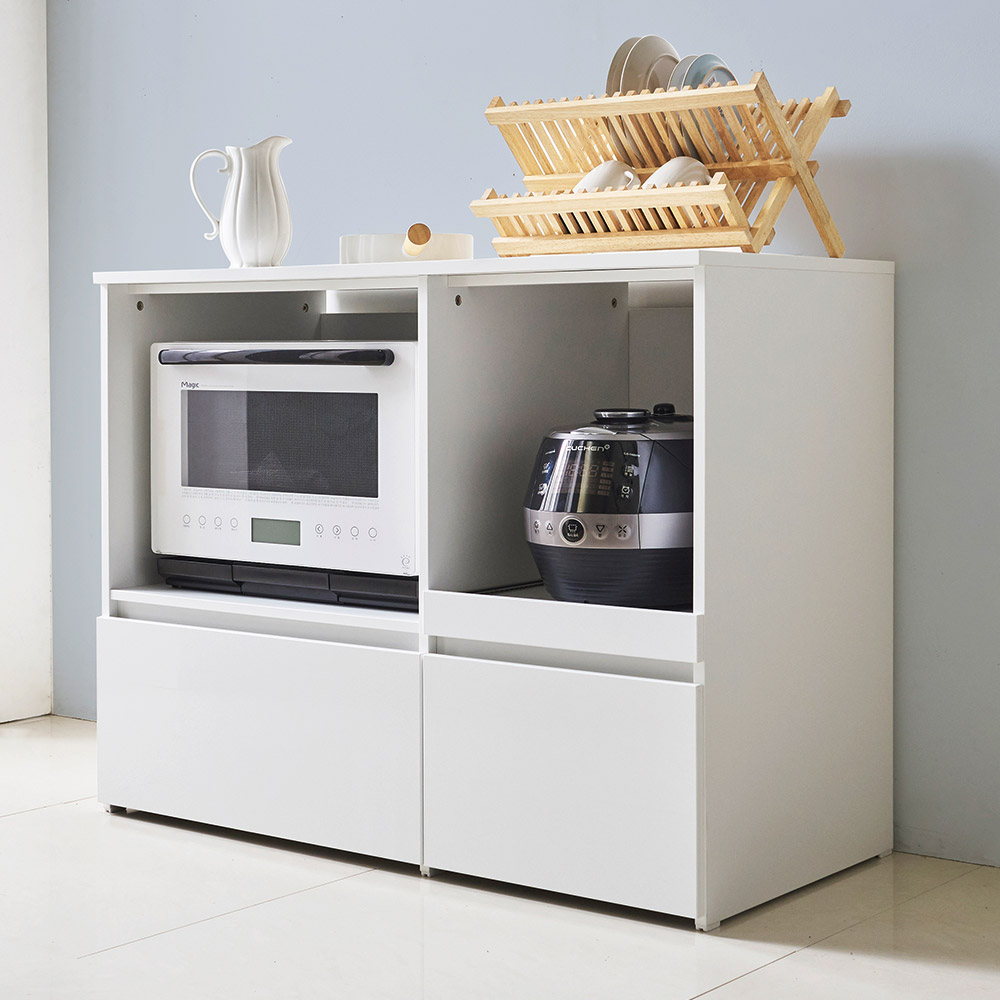 [신상품] 필웰 RZ9456 주방수납장 광파오븐 렌지대 (서랍둘)