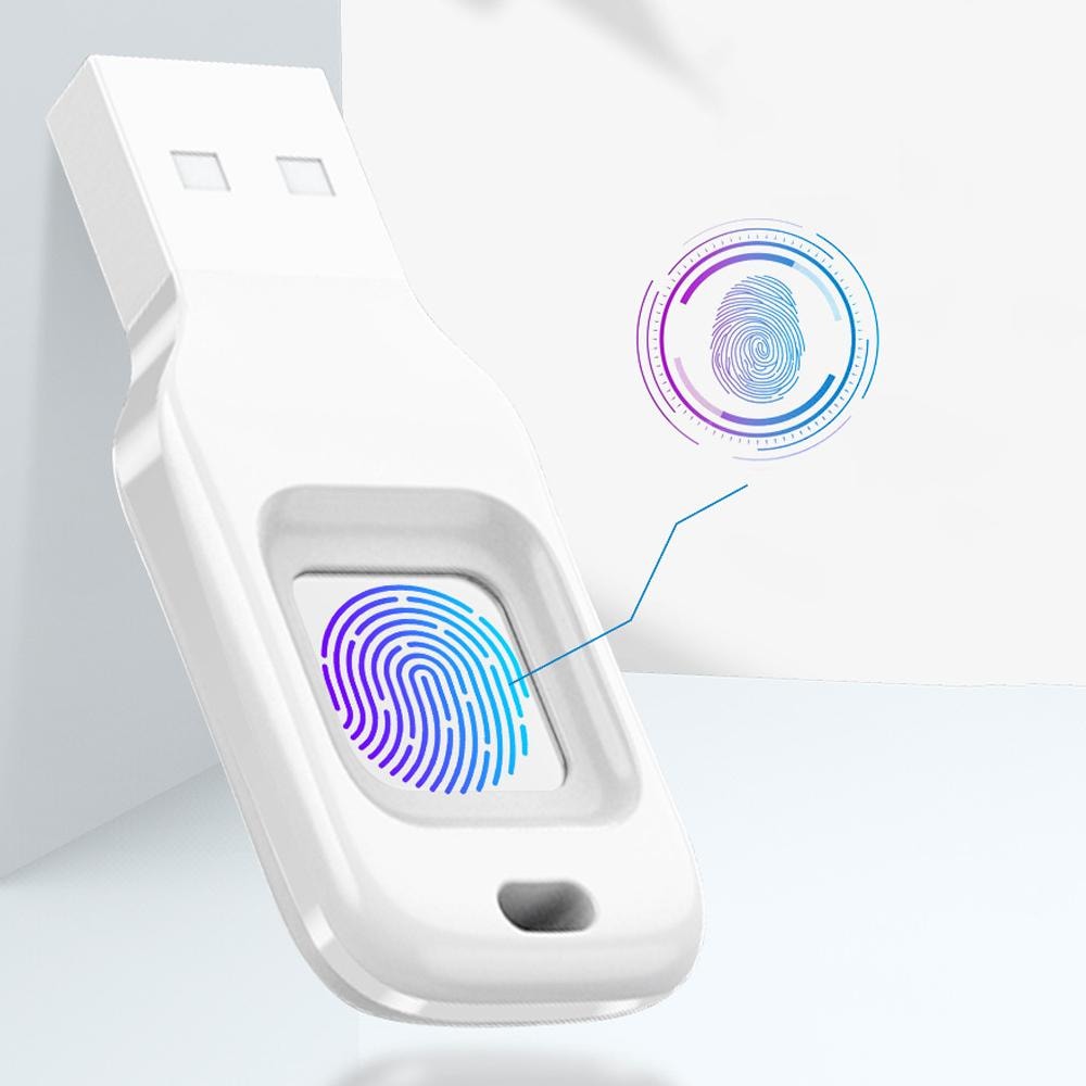 [해외] 양재팩토리 [해외] 비밀보안 지문인식 USB 메모리 화이트 32GB/64GB/128GB