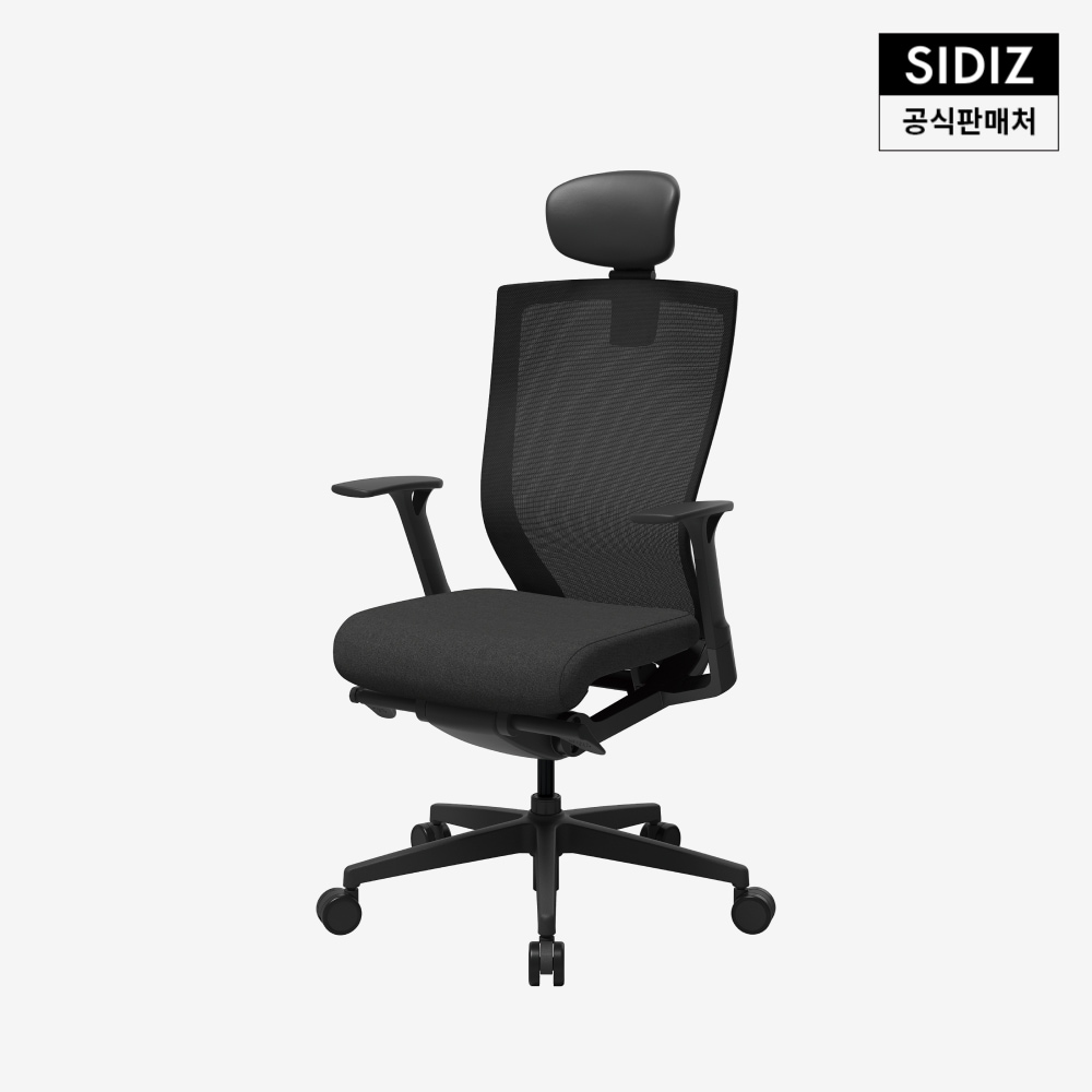 [신상품] 시디즈 T50 컴퓨터 책상 의자 블랙 (HF)