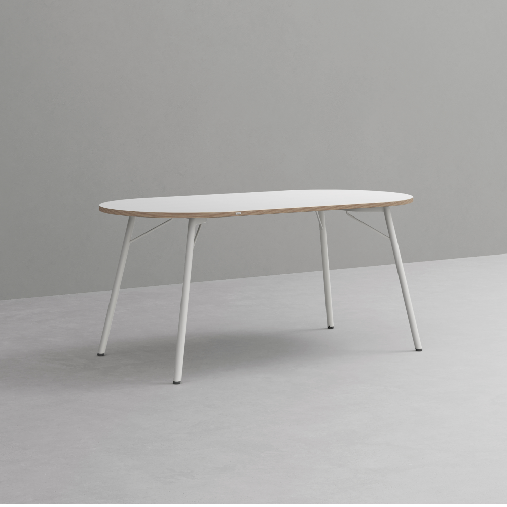 데스커 1600x800 타원형 테이블 (기본형) DSTAA1608R