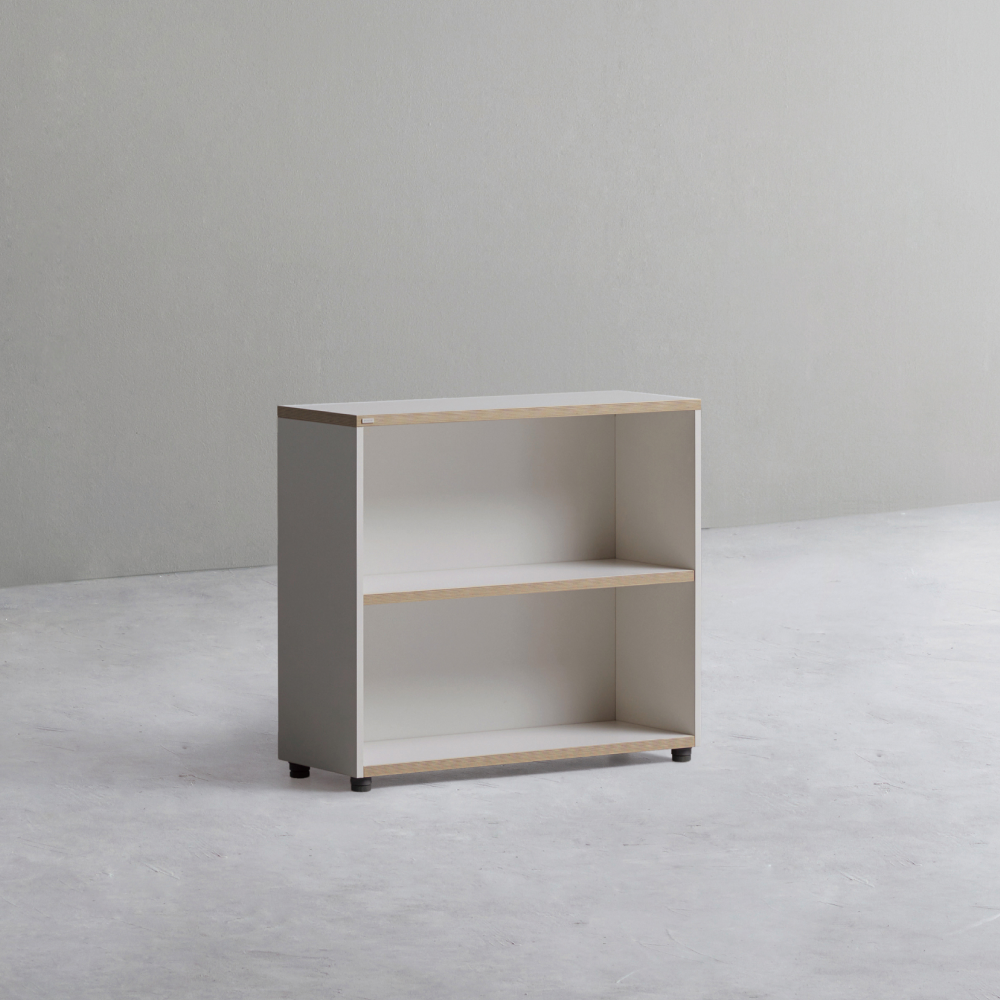 데스커 800폭 2단 목제 책장 (오픈형) DSBC082 