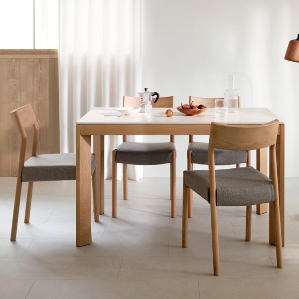 [신상품] 일룸 블릭 1200폭 세라믹 식탁 + 핀의자 4ea 세트