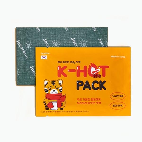 애니데이 오래가는 따끗따끗한 대용량 자카본 케이 포켓용 핫팩 100g X 100매 2024년산
