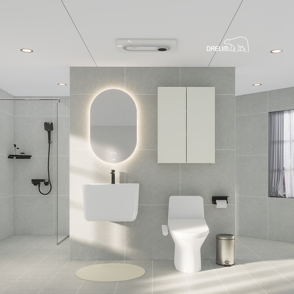 [신상품] 대림바스 대림 스마트클린바스 블랙 포세린 토프 거실욕실 리모델링(휴젠뜨+살균비데)