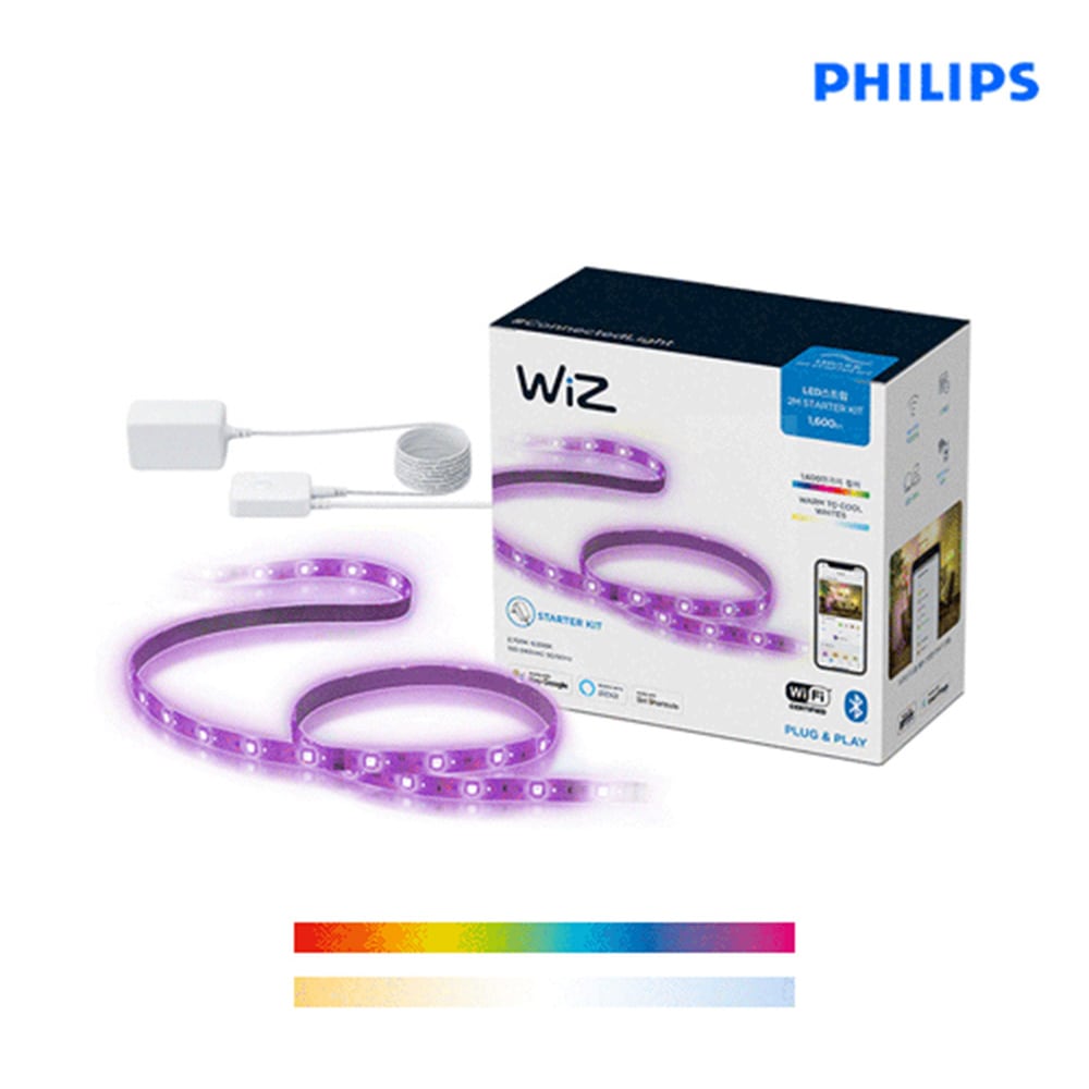 소노조명 필립스 WIZ 위즈 IOT 스마트 LED 라이트스트립 2M 