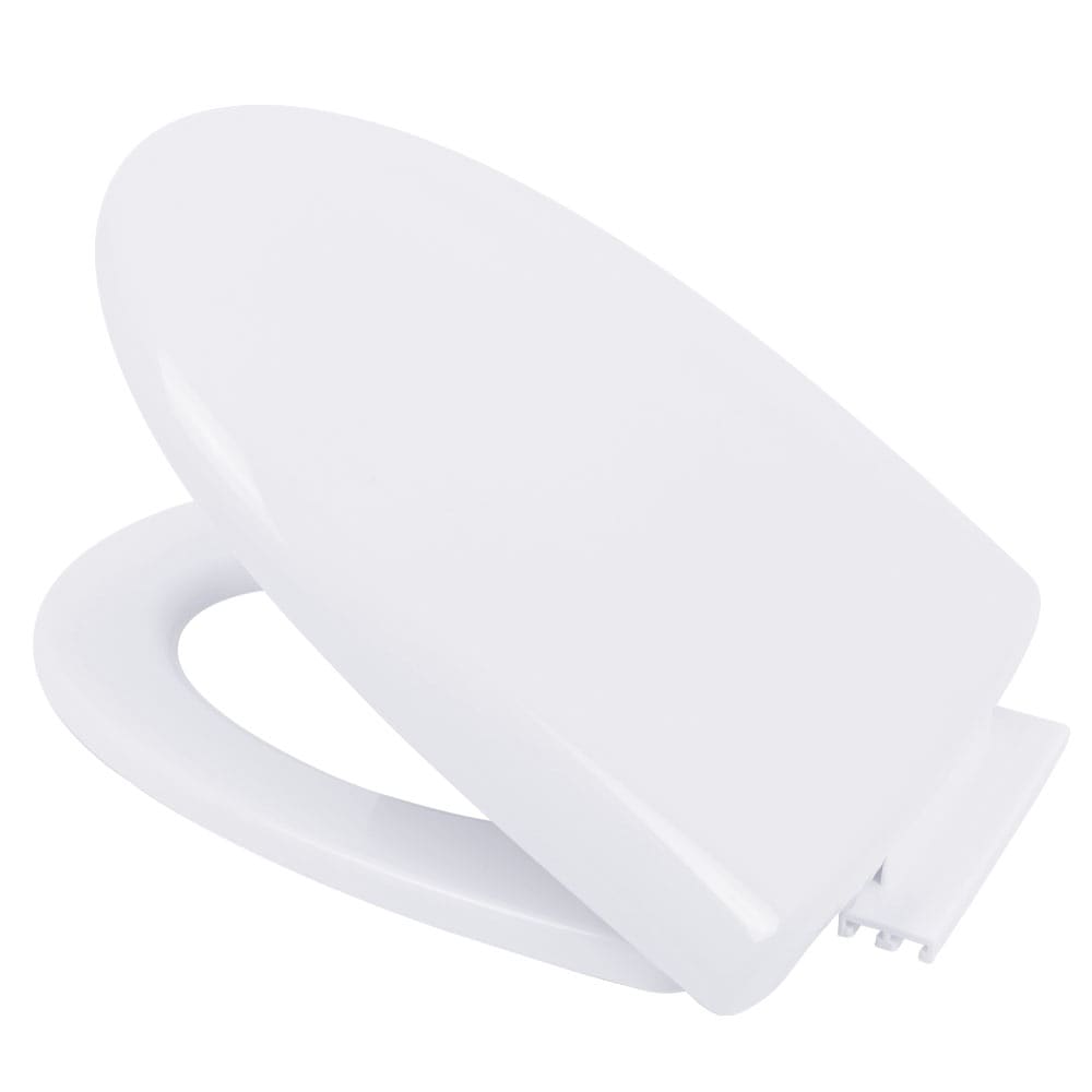 씨에스리빙 브리즈 무소음 변기커버 솔리드 대형 특대형 겸용 - 하부체결형_퓨어화이트