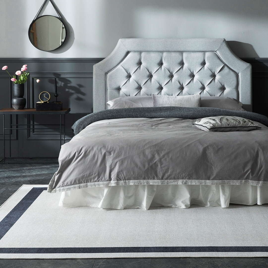 [신상품] 한빛카페트 그랑데 셔닐 카페트 러그 4size 4color - 화이트_140x200cm