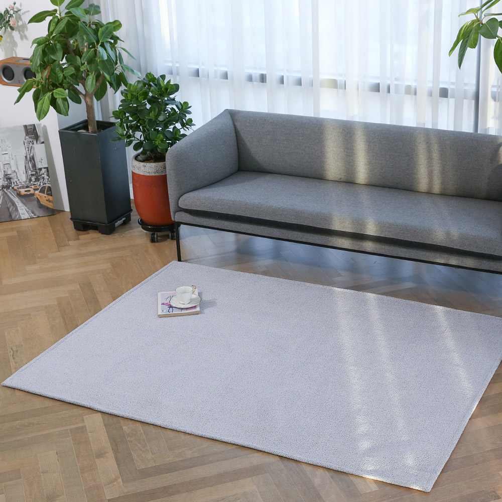 리앤데코 프리마 단모 러그 5color 4size 거실 식탁 러그 카페트 - 믹스 아이보리_200x265cm 