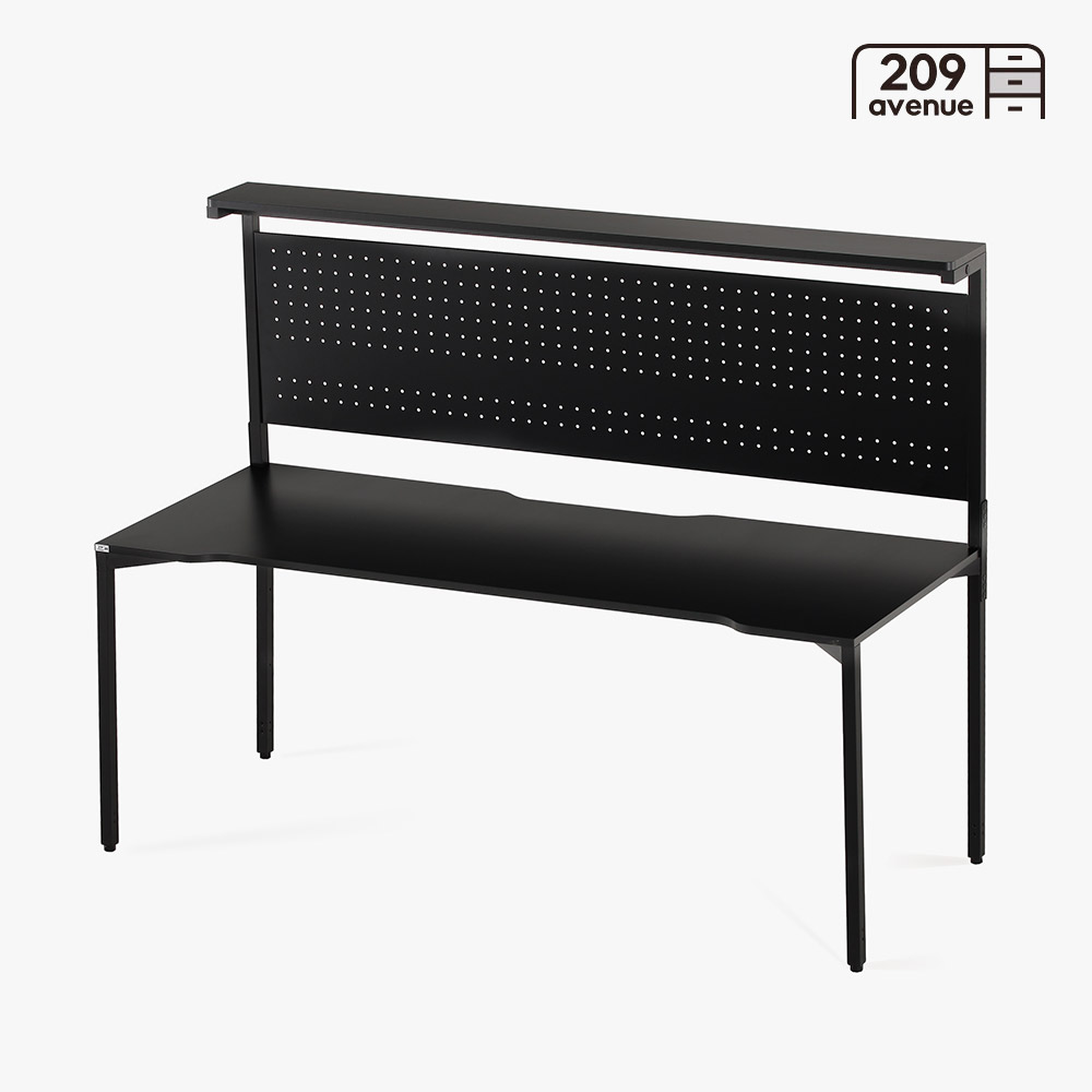 209애비뉴 제로스테이션 타워 메모판 컴퓨터 책상 1200~1800Size 5colors - 1800_블랙 