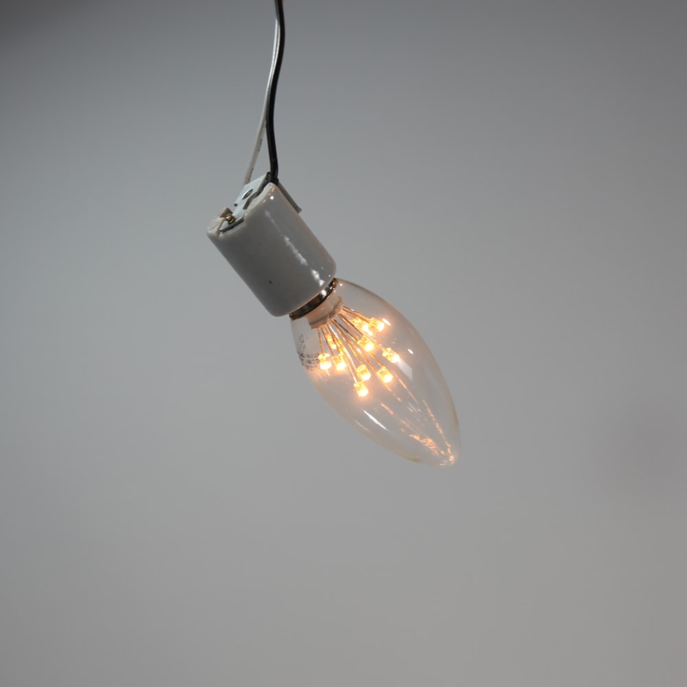 [포커스][신상품]포커스 LED 송이송이 눈꽃 디자인 전구_13type - LED 눈꽃램프 촛대구 C35_E17