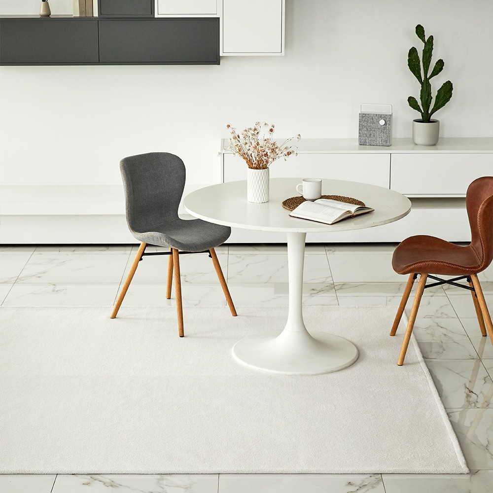 러그마켓 블랑 사계절 단모 온감 러그 물세탁 거실카페트 5colors (4size) - 블랑크림_200270