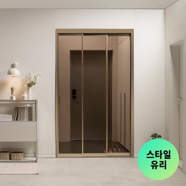 리바트 집테리어 알파 3연동 중문 1150~1500(-자) - 1150~1300(오픈형/스타일유리) 