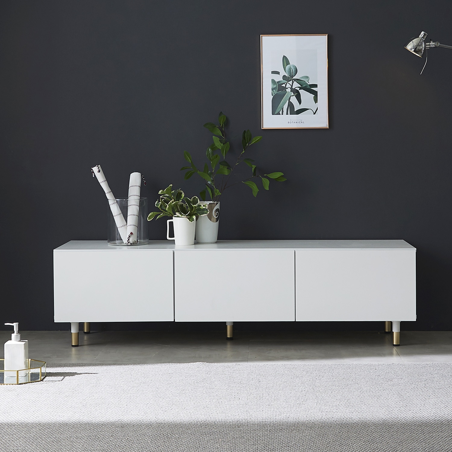 그린우드 71,586원 / 셀렉 거실장 티비다이 TV장식장 600/1500/1800/2100 - 거실장 1500_화이트 