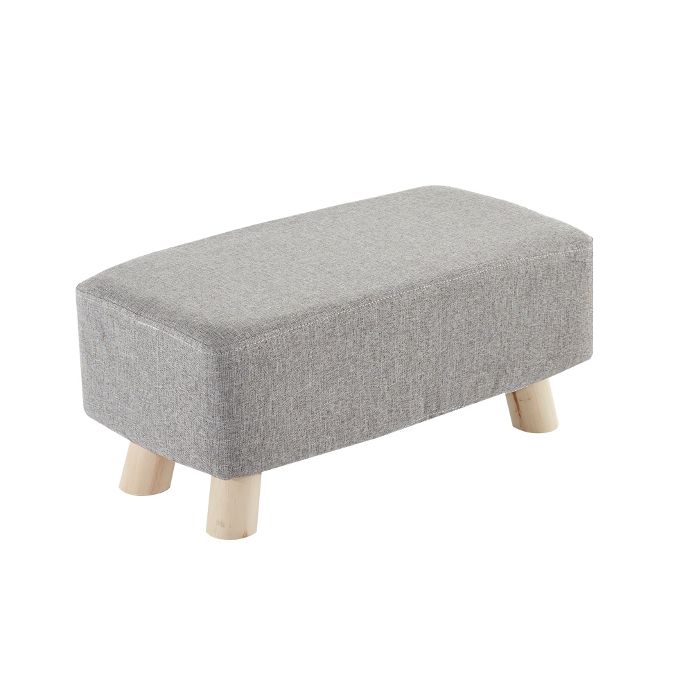 [오늘출발] [신상품] 다니카 북유럽 패브릭 사각 스툴 발받침대 5color - 중 (50 x 26 x 22cm)_그레이
