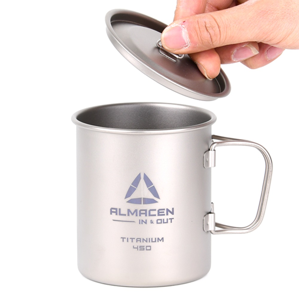 알마센 싱글 티타늄컵 300ml / 450ml - 450ml