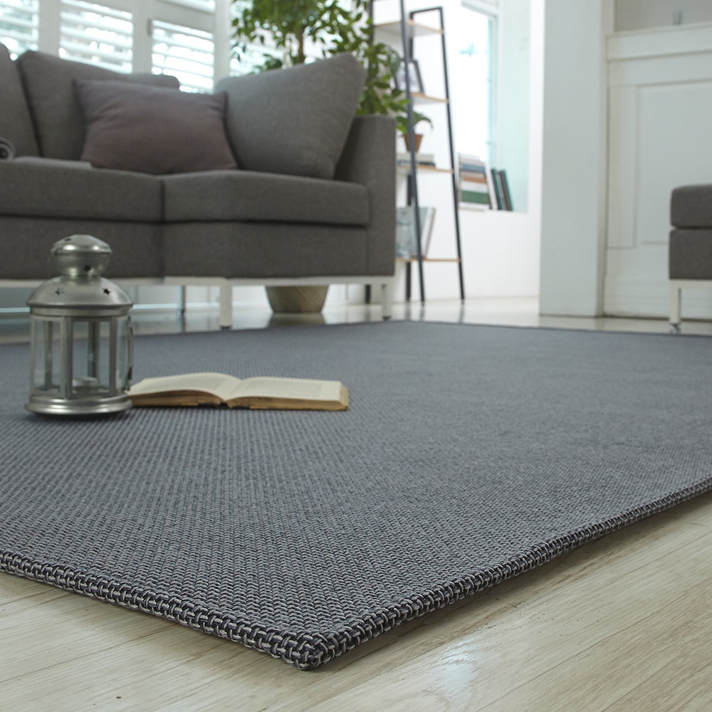 러그마켓 플라탄 평직 사계절러그 5colors (6size) - 플라탄딥그레이_140200 