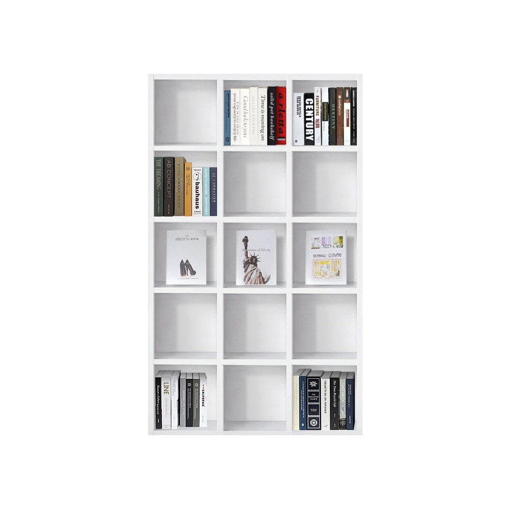 라레스가구 엘레나 5단1200 기본책장 15colors - 화이트 