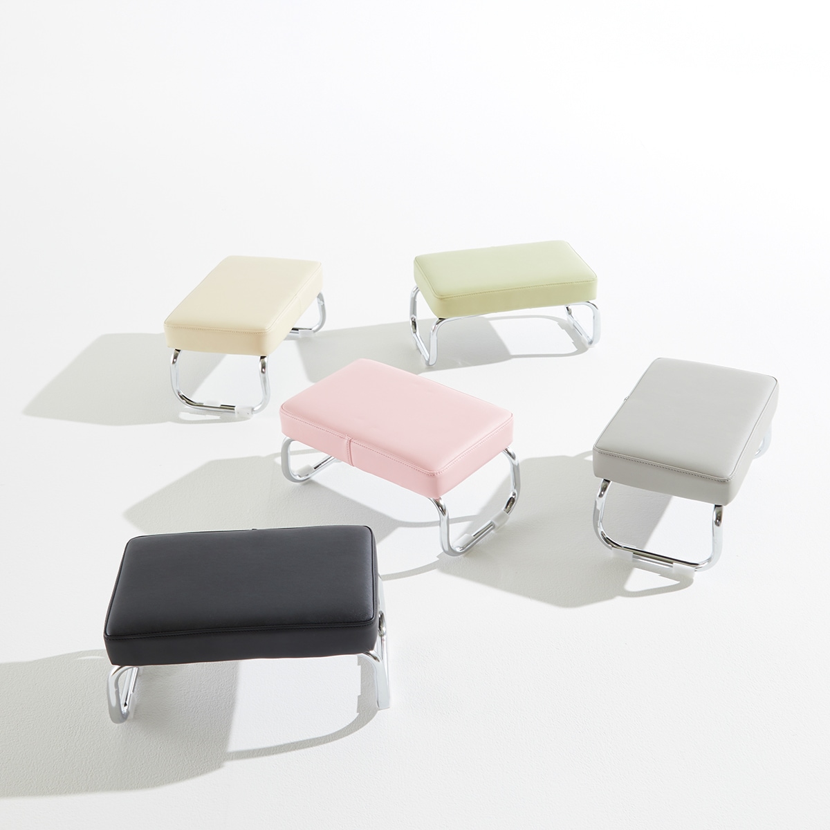 [오늘출발] [신상품] 다니카 앨리스 디자인 사각 스툴 발받침대 - 베이직_샌드베이지