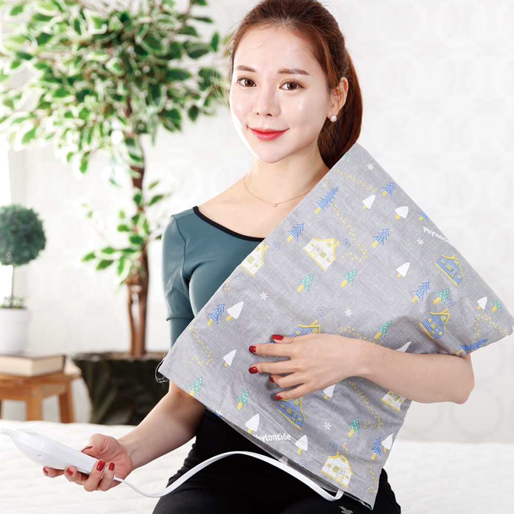 에코숲라이프 피톤치드 일라이트 황토 전기 온열찜질기 - 일라이트 황토 전기 온열찜질기/고급형/소