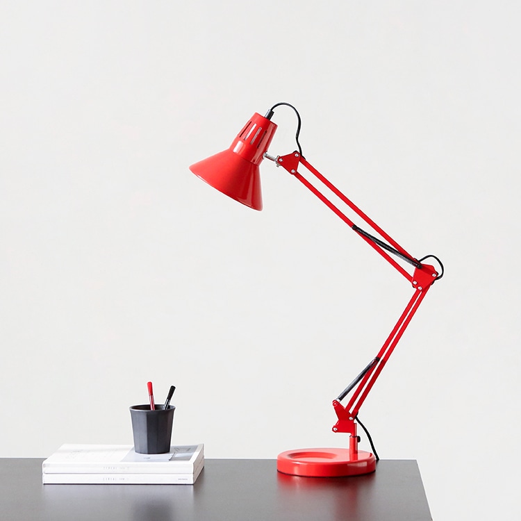 마켓비 E26 색상랜덤 전구증정_TEMPAT 단스탠드 E26 KS2042T/02 - 레드