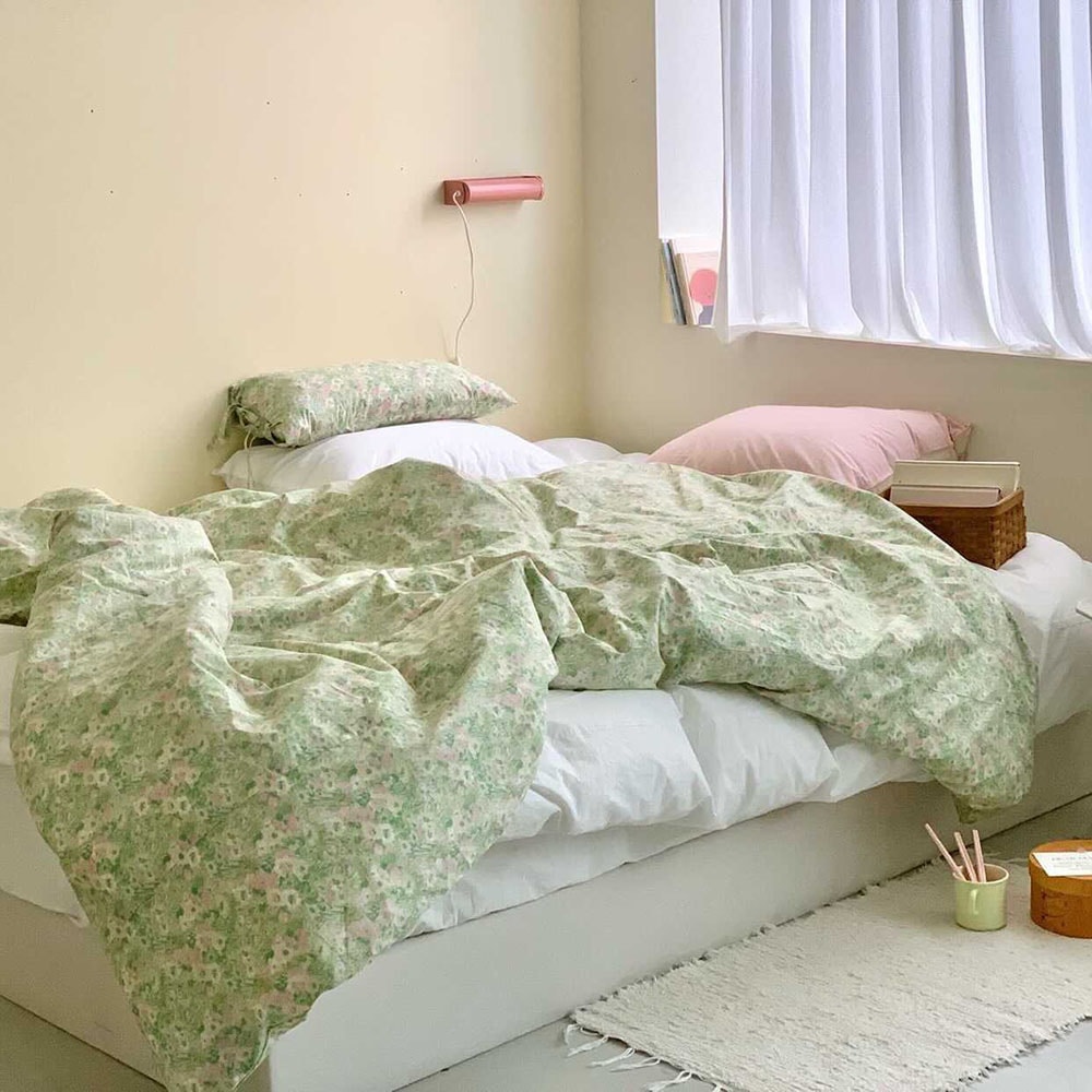 에어레브 블레스 저상형 침대 파운데이션 패브릭 프레임 - 라이트베이지_싱글S_높이 10CM