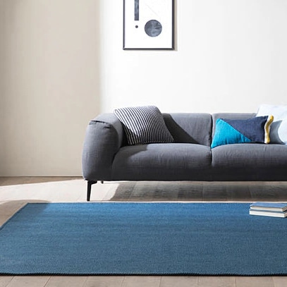 한빛카페트 헤링본 워셔블 사이잘룩 사계절 러그 카페트 9size 8colors - 네이비_60x180cm