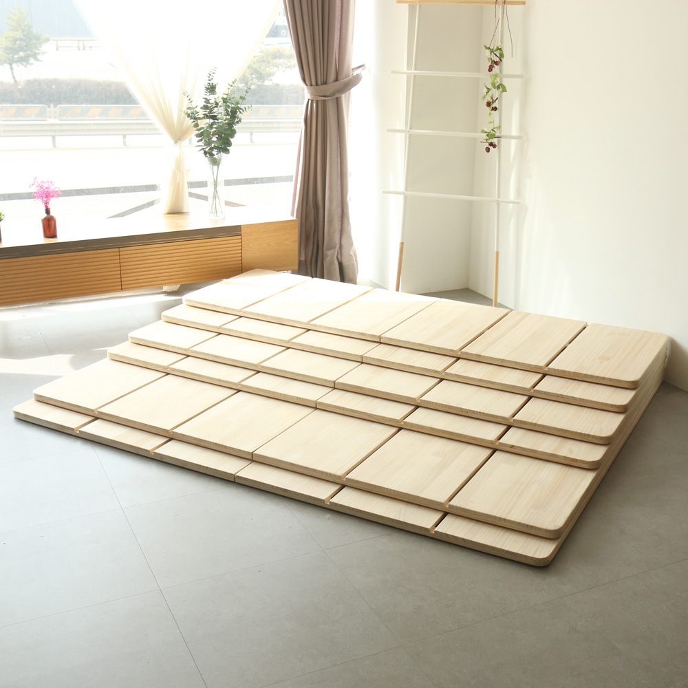 [신상품] 자네트가구 소나무 원목 깔판 매트리스 프레임 침대깔판 (6size) - 미니싱글(XS) 600