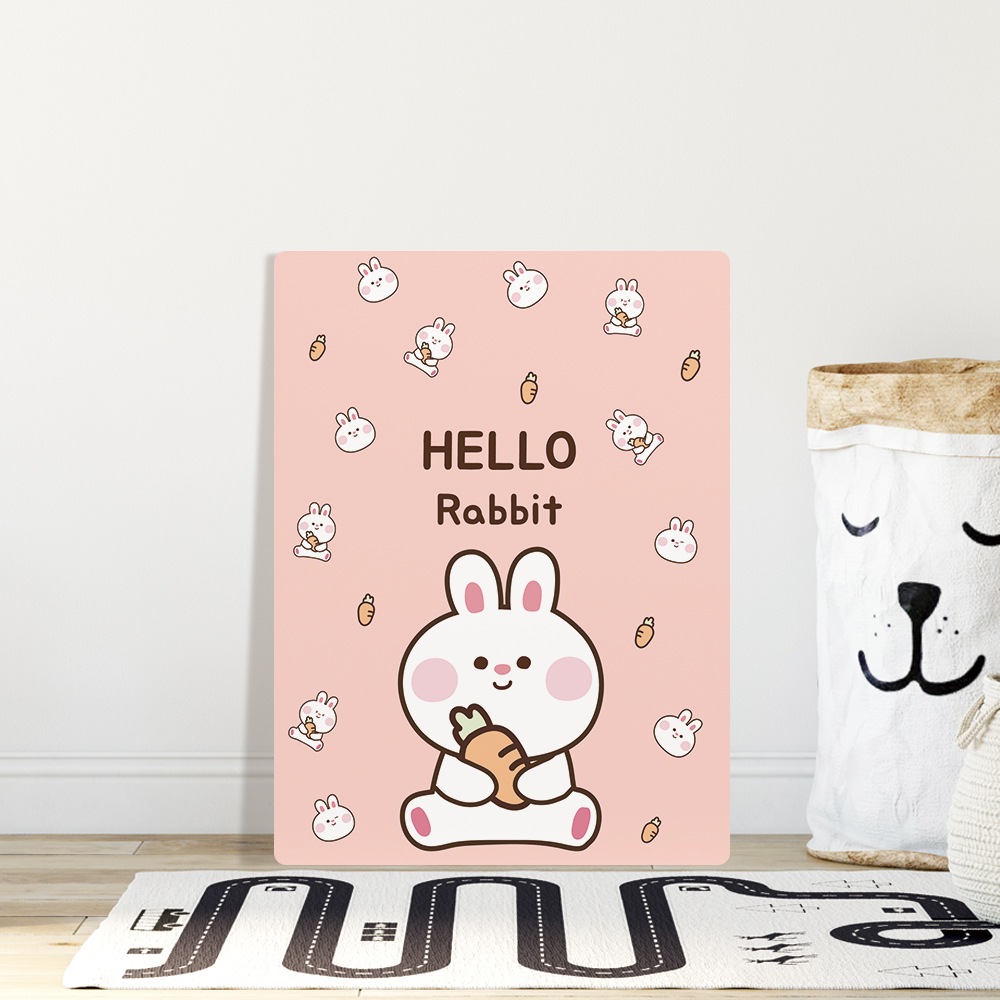 [오늘출발] [신상품] 오홀리브 접이식 액자테이블 헬로 래빗 3size - 대(80x60) N19_헬로 래빗_27cm기본다리