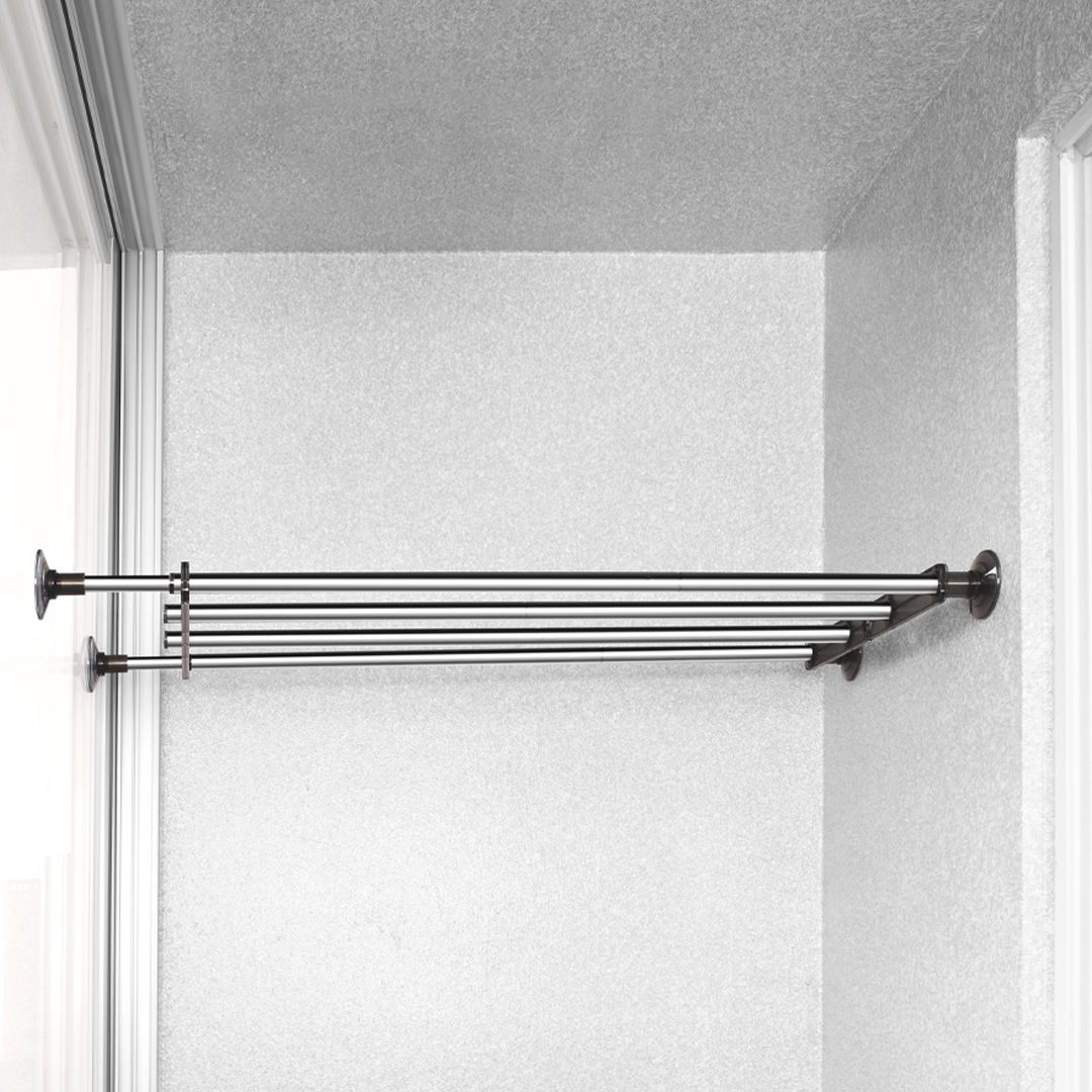 [오늘출발][신상품]웰렉스 벽사이 틈새 선반 스텐파이프 - 5) 벽사이선반 BSS4120